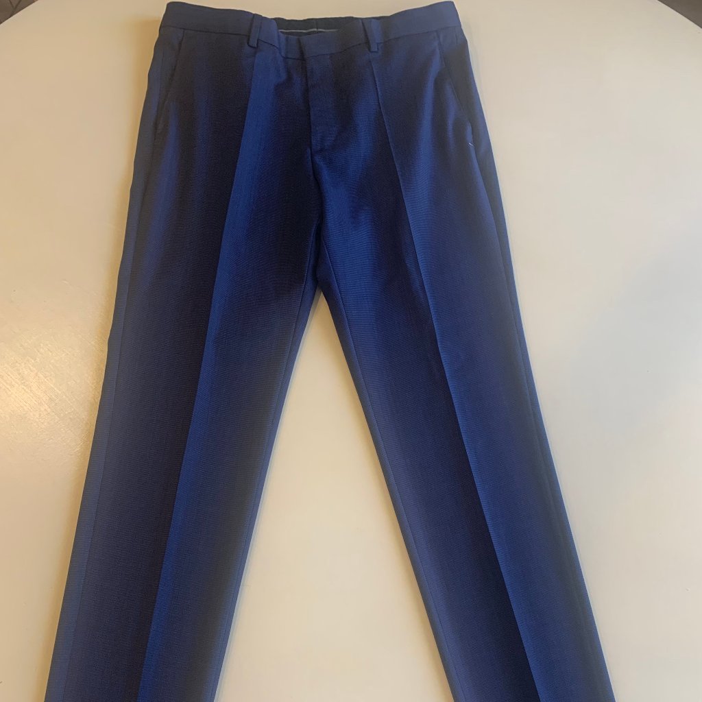 Hugo Boss Genius Flat Front Wool Dress Pant Nwot